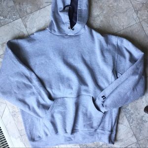 Grey Hooded Sweatshirt